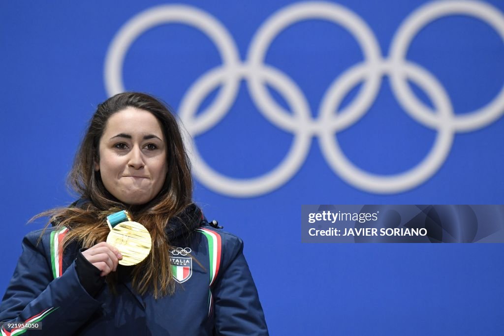 ALPINE SKIING-OLY-2018-PYEONGCHANG-MEDALS