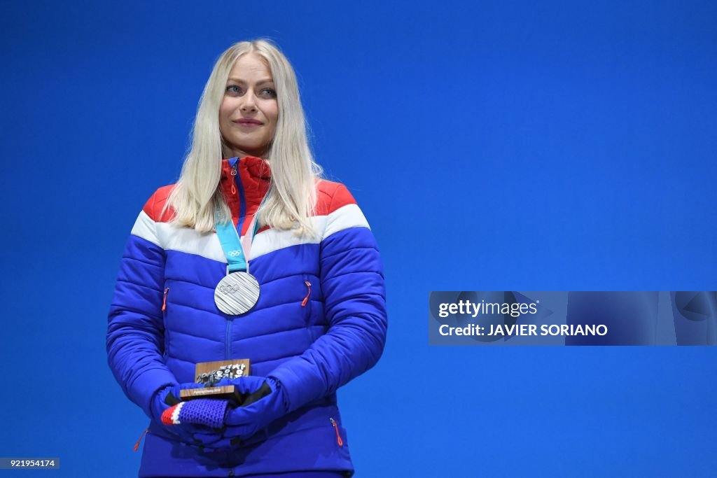 ALPINE SKIING-OLY-2018-PYEONGCHANG-MEDALS