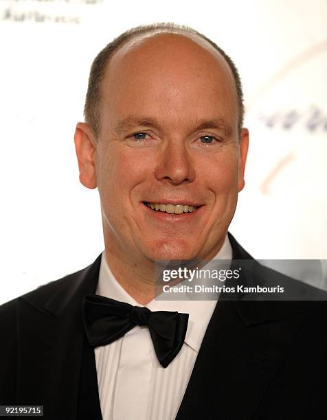 Prince Albert II of Monaco attends The Princess Grace Awards Gala at Cipriani 42nd Street on October 21, 2009 in New York City.