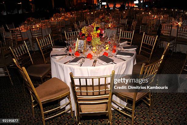 General view of atmosphere at The Princess Grace Awards Gala at Cipriani 42nd Street on October 21, 2009 in New York City.