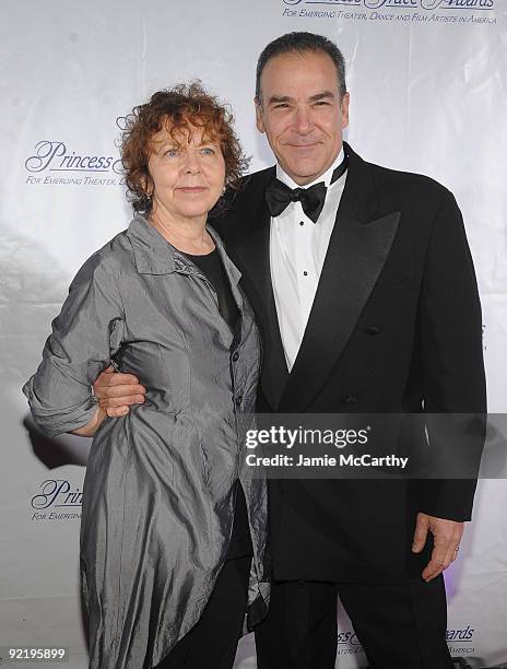 Actors Kathryn Grody and Mandy Patinkin attend The Princess Grace Awards Gala at Cipriani 42nd Street on October 21, 2009 in New York City.
