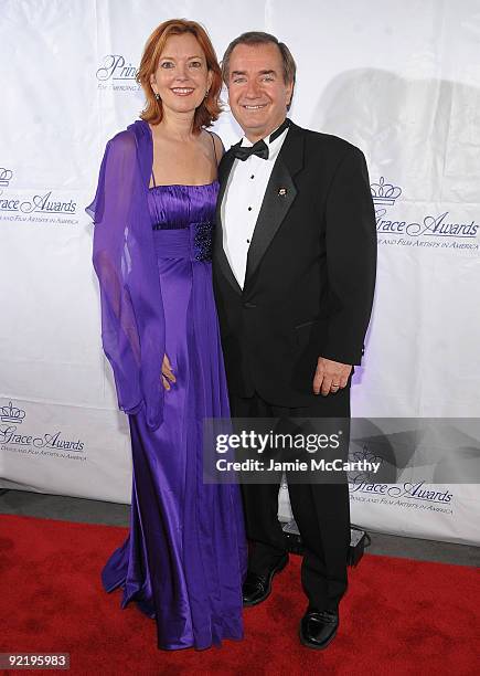 Marie Royce and Representative Ed Royce attend The Princess Grace Awards Gala at Cipriani 42nd Street on October 21, 2009 in New York City.