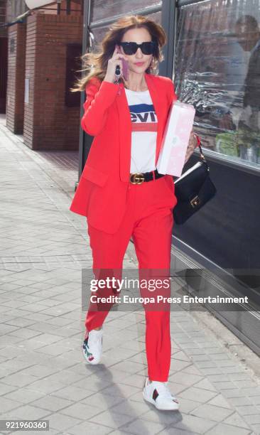 Paula Echevarria attends the 'Premio Taurino ABC' awards at the ABC Library on February 20, 2018 in Madrid, Spain.