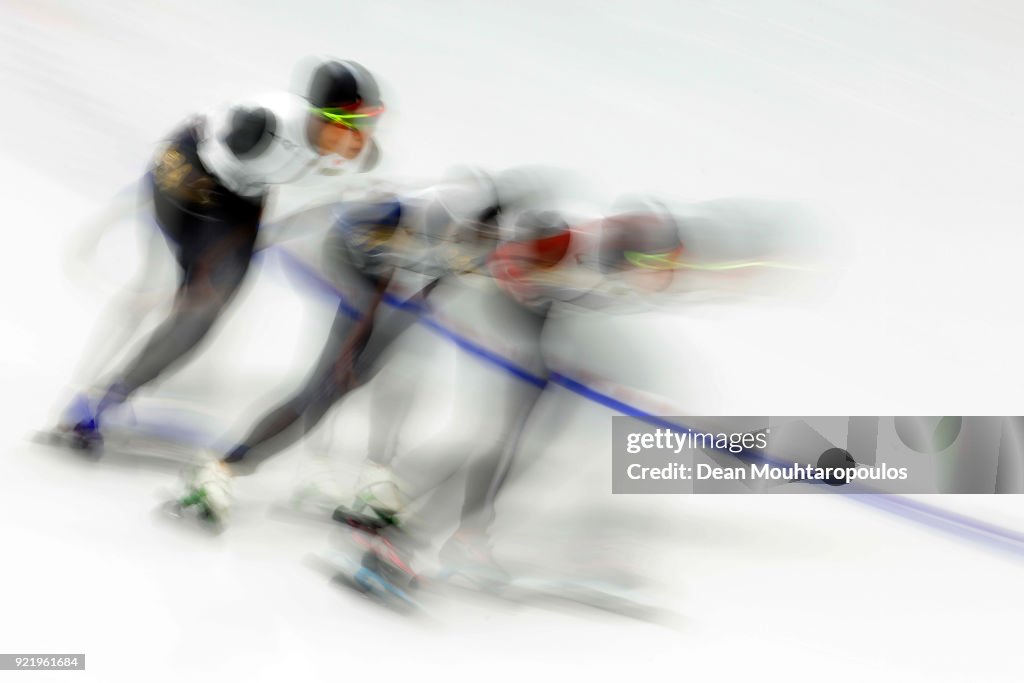 Speed Skating - Winter Olympics Day 12