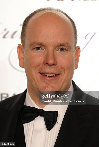 Prince Albert II of Monaco attends The Princess Grace Awards Gala at Cipriani 42nd Street on October 21, 2009 in New York City.