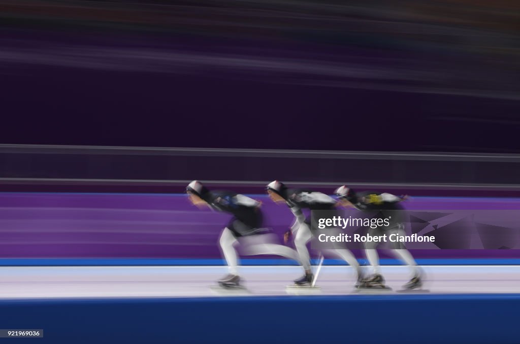Speed Skating - Winter Olympics Day 12