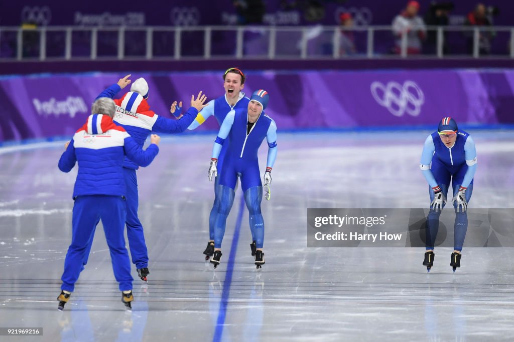 Speed Skating - Winter Olympics Day 12