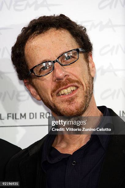 Director Ethan Coen attends the 'A Serious Man' Photocall during Day 8 of the 4th International Rome Film Festival held at the Auditorium Parco della...