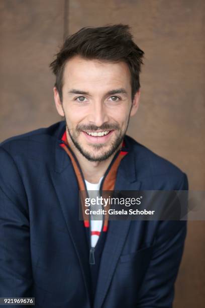 Max Alberti during the 'Maison des Fleurs' photo session at KONEN on February 20, 2018 in Munich, Germany.