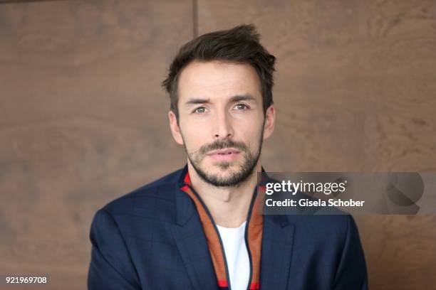 Max Alberti during the 'Maison des Fleurs' photo session at KONEN on February 20, 2018 in Munich, Germany.