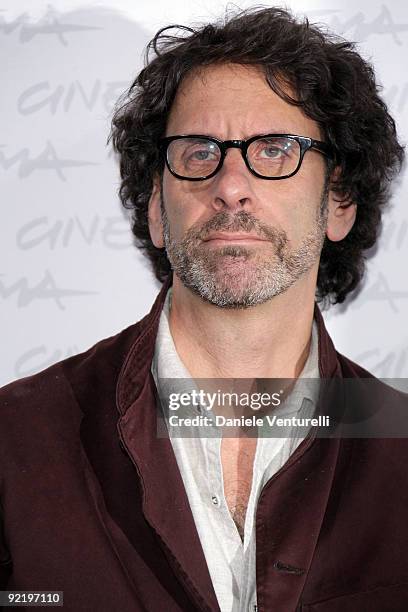 Director Joel Coen attends the "A Serious Man" Photocall during Day 8 of the 4th International Rome Film Festival held at the Auditorium Parco della...