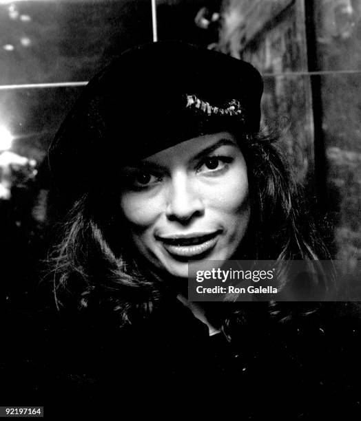 Model Bianca Jagger attending the opening party for "Sgt. Pepper's Lonely Hearts Club Band on the Road" on November 14, 1974 at the Hippopotamus Club...