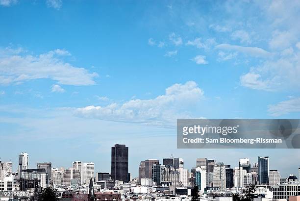 san francisco skyline - mission district stock pictures, royalty-free photos & images