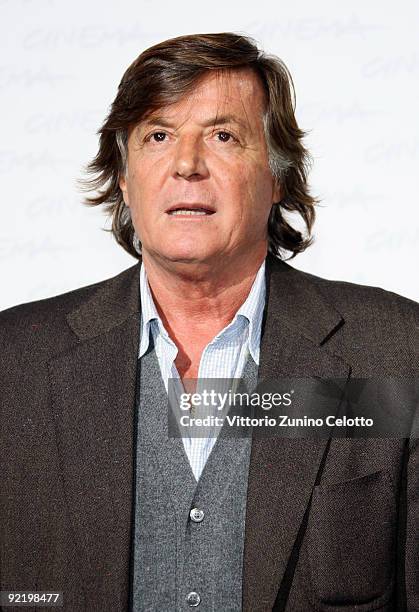 Actor Adriano Panatta attend the 'La Maglietta Rossa' Photocall during Day 8 of the 4th International Rome Film Festival held at the Auditorium Parco...