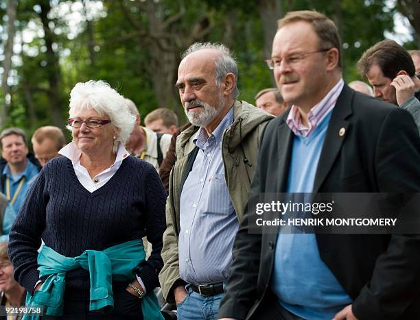 European Commissioner in charge of Agriculture and Rural Development Mariann Fischer Boel of Denmark , Greek Agriculture Minister Christos Avgoulas...