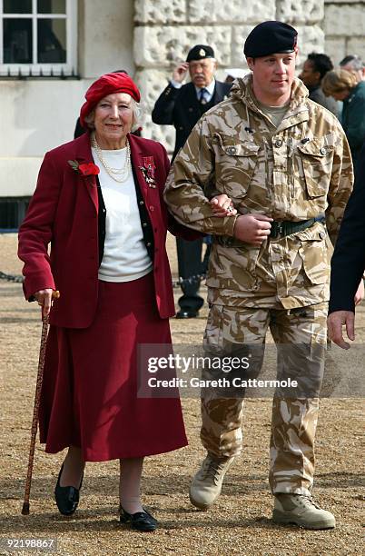 Dame Vera Lynn attends the Poppy Appeal For Afghan Generation launch on October 22, 2009 in London, England.