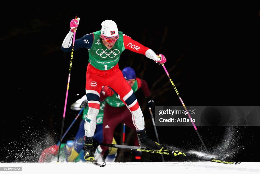 Cross-Country Skiing - Winter Olympics Day 12