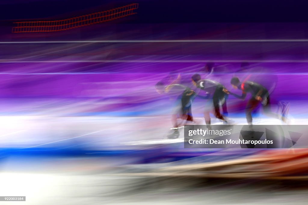 Speed Skating - Winter Olympics Day 12