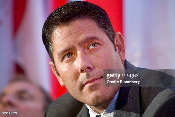 David Mondragon, president and chief executive officer of Ford Motor Co. Of Canada Ltd., listens during the Economic Edge '09 conference in Toronto,...