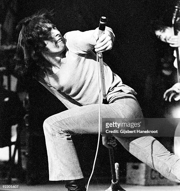 Paul Rodgers from Free performs live at a festival in Leeds, England in 1970