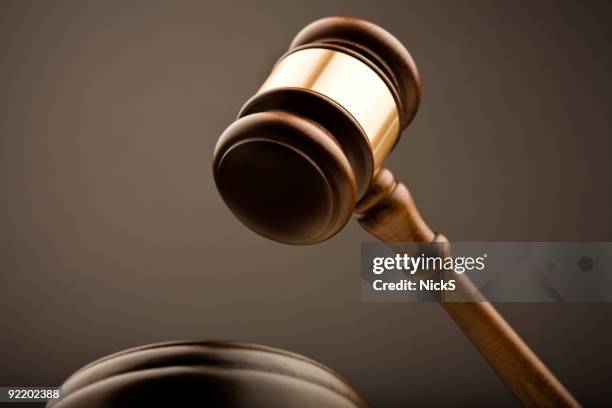 gavel - court appearance stock pictures, royalty-free photos & images