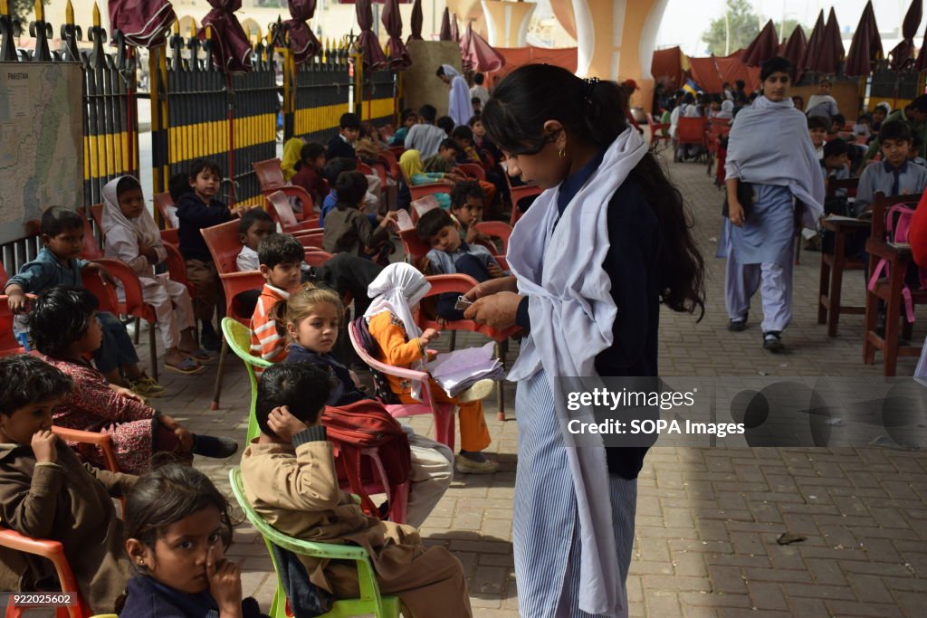 All Children in the Karachi FootPath School daily reward Rs.