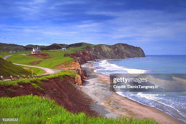 coastal canada - iles de la madeleine stock pictures, royalty-free photos & images
