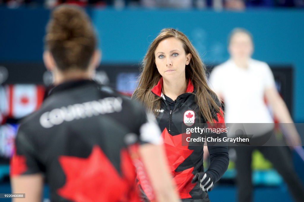 Curling - Winter Olympics Day 12