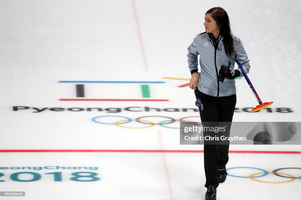 Curling - Winter Olympics Day 12