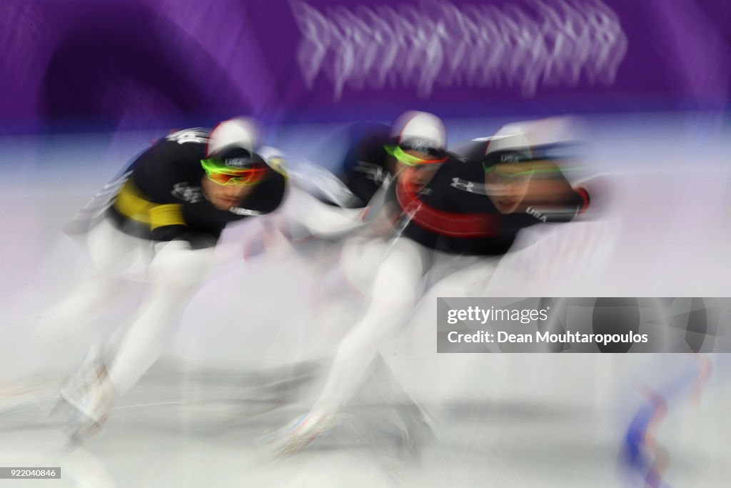 Speed Skating - Winter Olympics Day 12