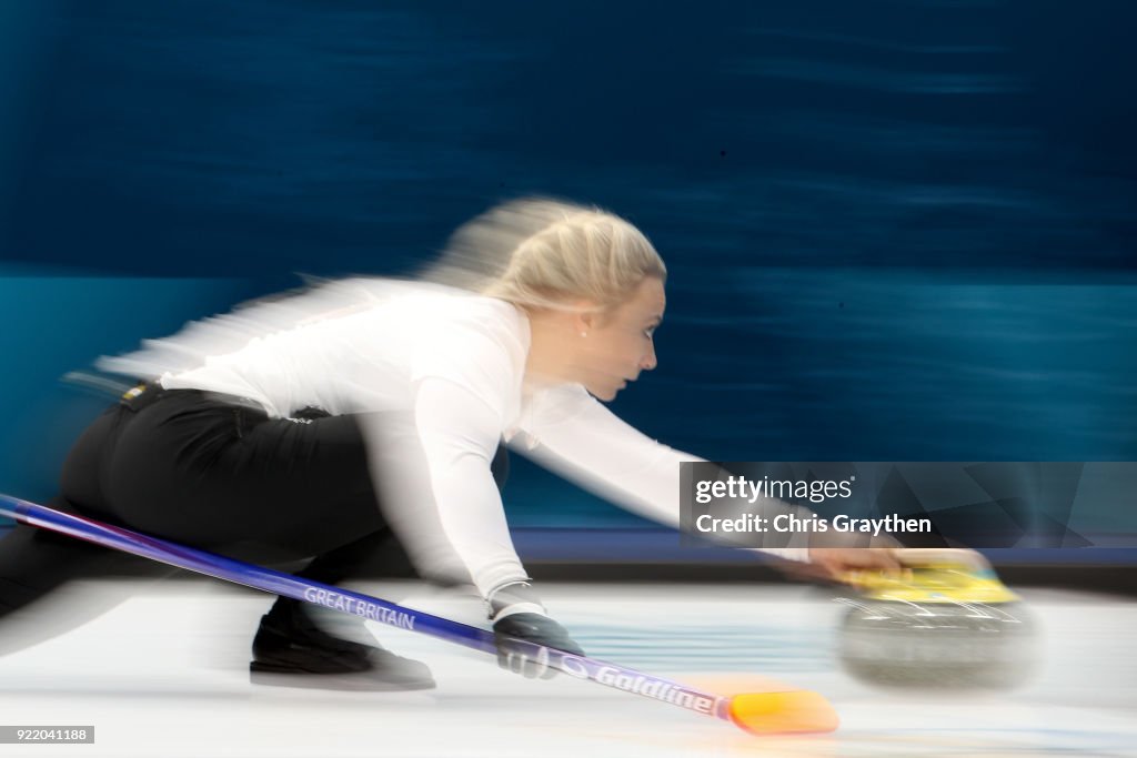 Curling - Winter Olympics Day 12