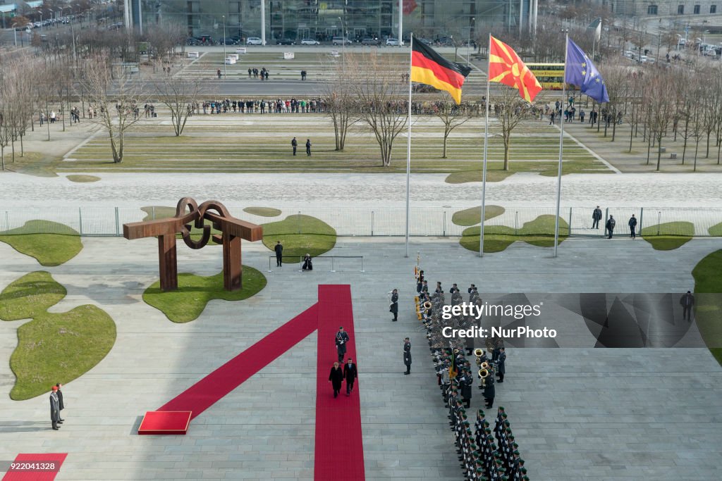 Angela Merkel meets Prime Minister of Macedonia
