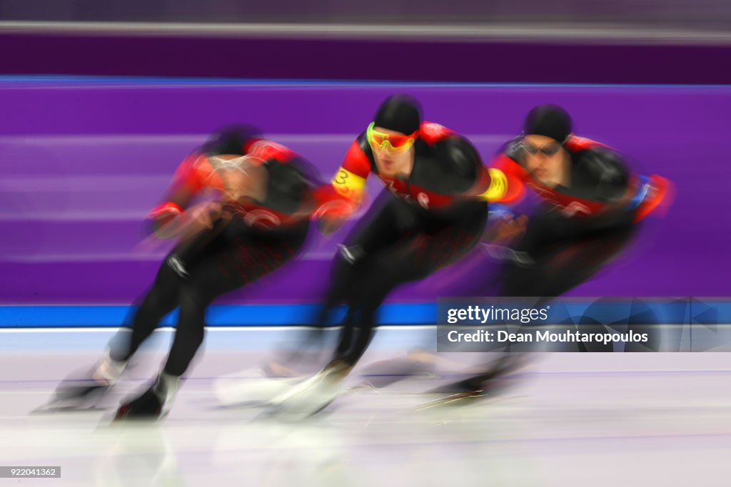 Speed Skating - Winter Olympics Day 12