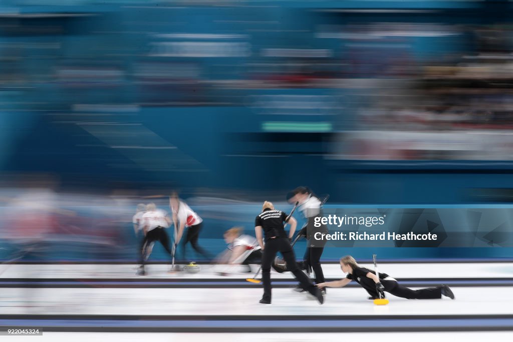 Curling - Winter Olympics Day 12