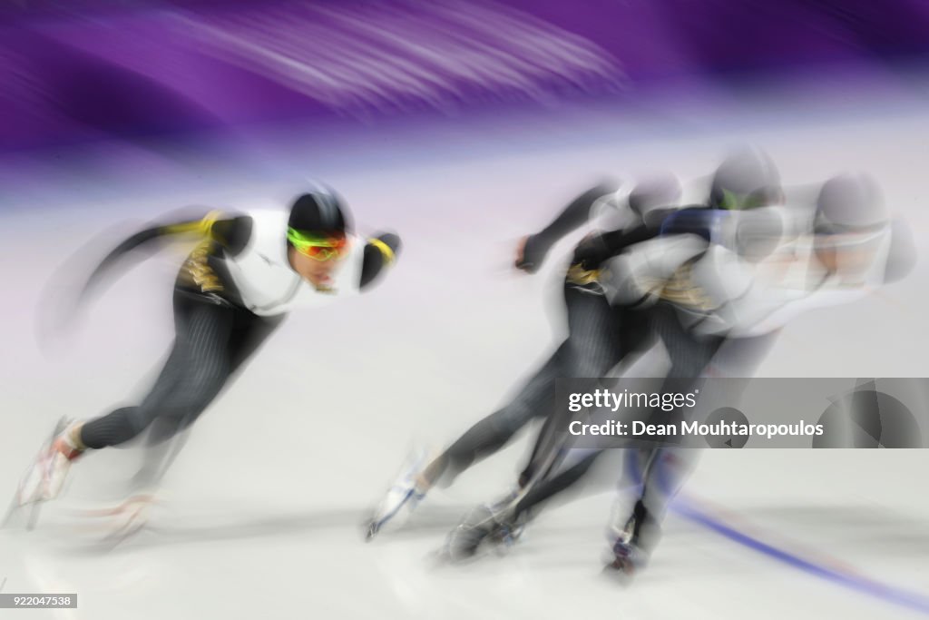 Speed Skating - Winter Olympics Day 12