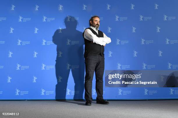 Hasan Majuni poses at the 'Pig' photo call during the 68th Berlinale International Film Festival Berlin at Grand Hyatt Hotel on February 21, 2018 in...