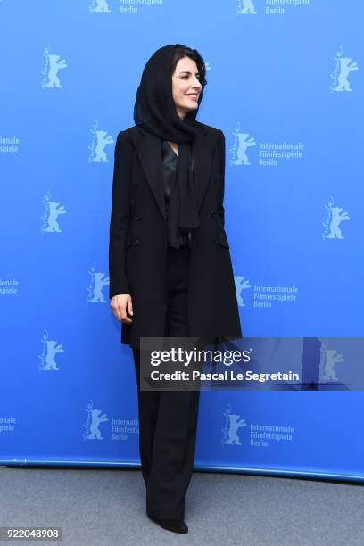 Leila Hatami poses at the 'Pig' photo call during the 68th Berlinale International Film Festival Berlin at Grand Hyatt Hotel on February 21, 2018 in...