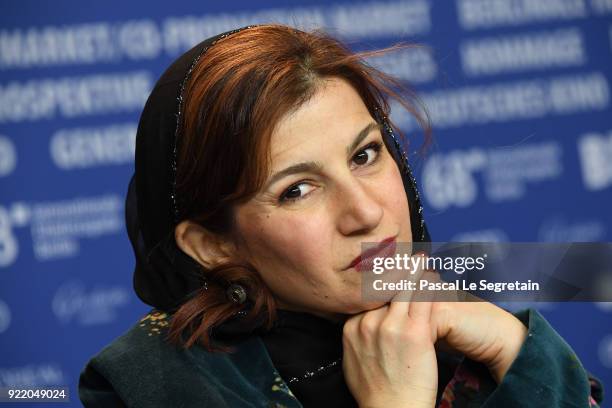 Leili Rashidi 40 Pig Press Conference 68th Berlinale International Film Festival ...