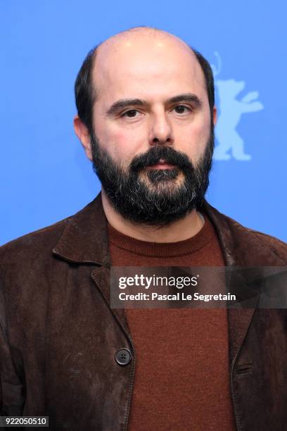 Ali Mosaffa poses at the 'Pig' photo call during the 68th Berlinale International Film Festival Berlin at Grand Hyatt Hotel on February 21, 2018 in...