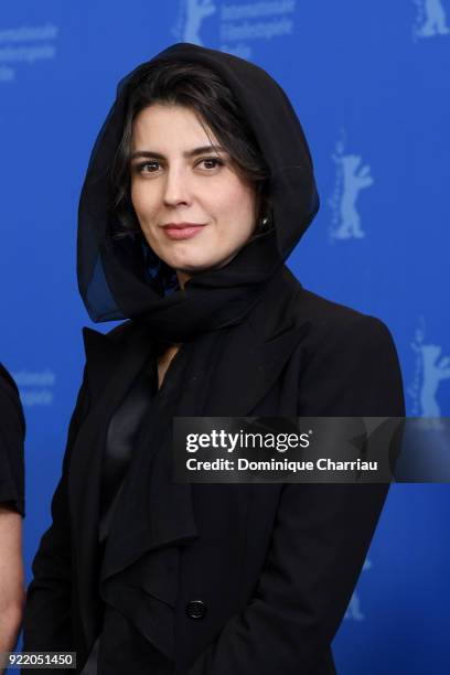 Leila Hatami poses at the 'Pig' photo call during the 68th Berlinale International Film Festival Berlin at Grand Hyatt Hotel on February 21, 2018 in...