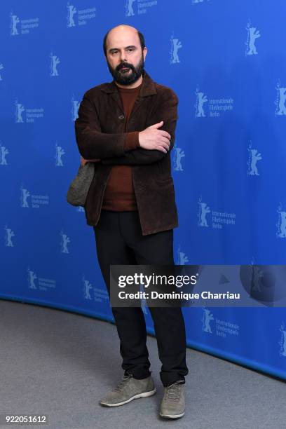 Ali Mosaffa poses at the 'Pig' photo call during the 68th Berlinale International Film Festival Berlin at Grand Hyatt Hotel on February 21, 2018 in...