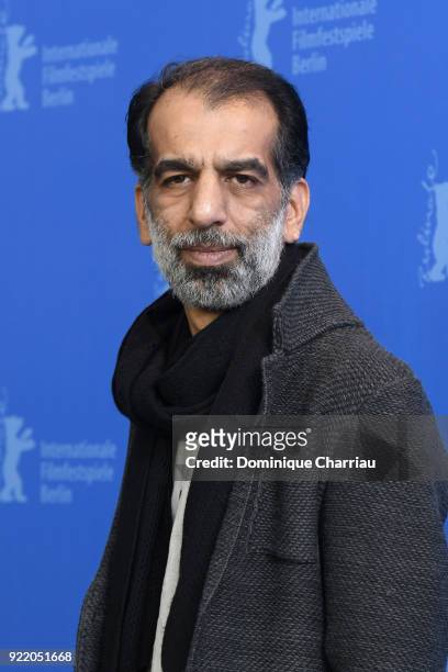 Ali Bagheri poses at the 'Pig' photo call during the 68th Berlinale International Film Festival Berlin at Grand Hyatt Hotel on February 21, 2018 in...