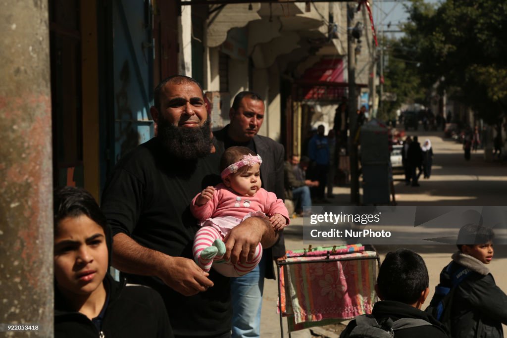 Funeral ceremony of a young Palestinian in Gaza