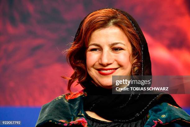 Leili Rashidi 40 Pig Press Conference 68th Berlinale International Film Festival ...