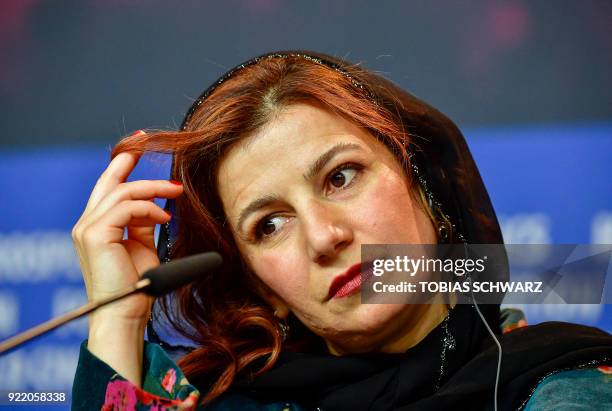 Leili Rashidi 40 Pig Press Conference 68th Berlinale International Film Festival ...