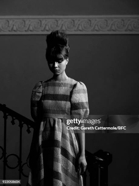 Model is seen at the Tata Naka Presentation during London Fashion Week February 2018 on February 20, 2018 in London, England.