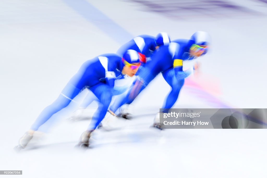 Speed Skating - Winter Olympics Day 12