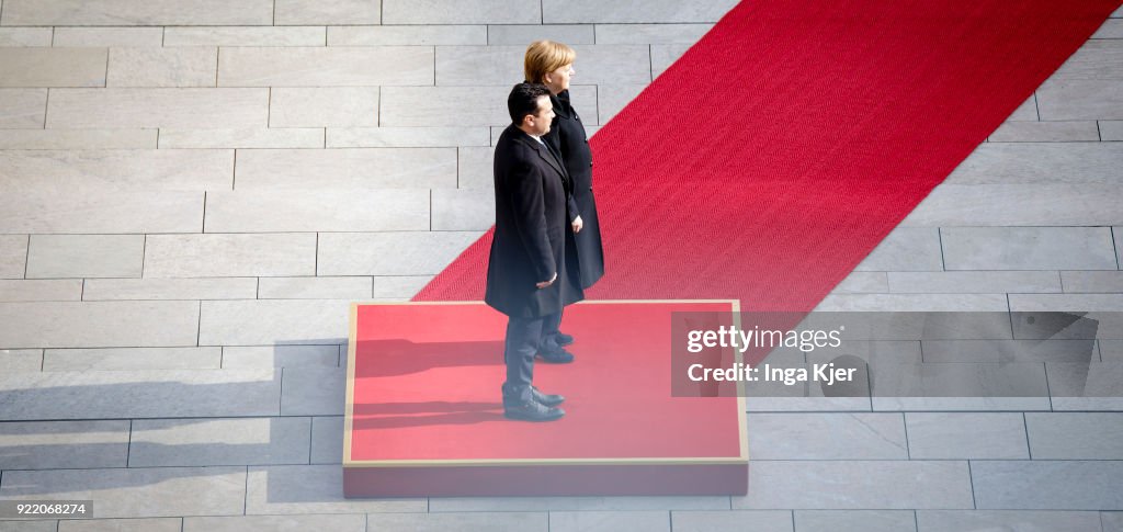 Angela Merkel and Zoran Zaev