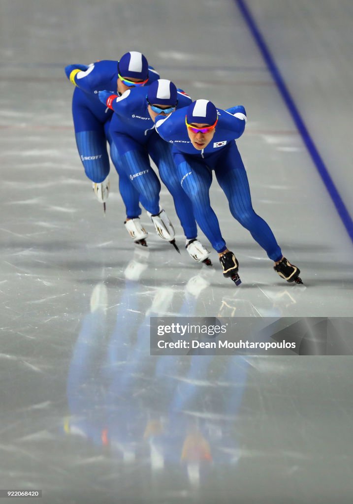 Speed Skating - Winter Olympics Day 12