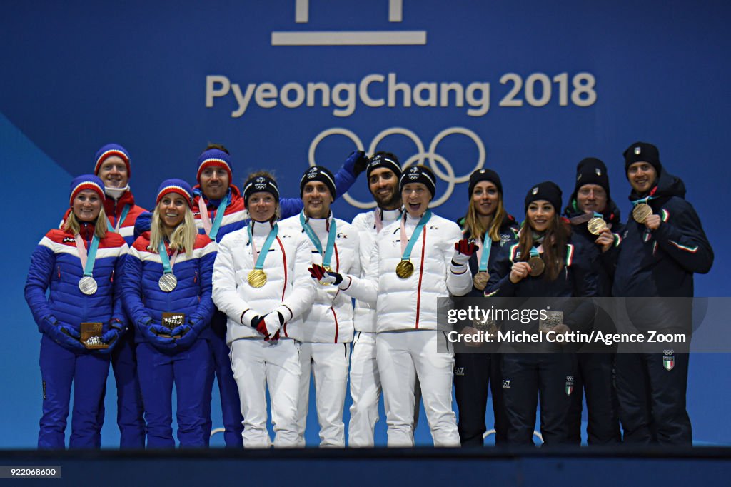 Medal Ceremony - Winter Olympics Day 12